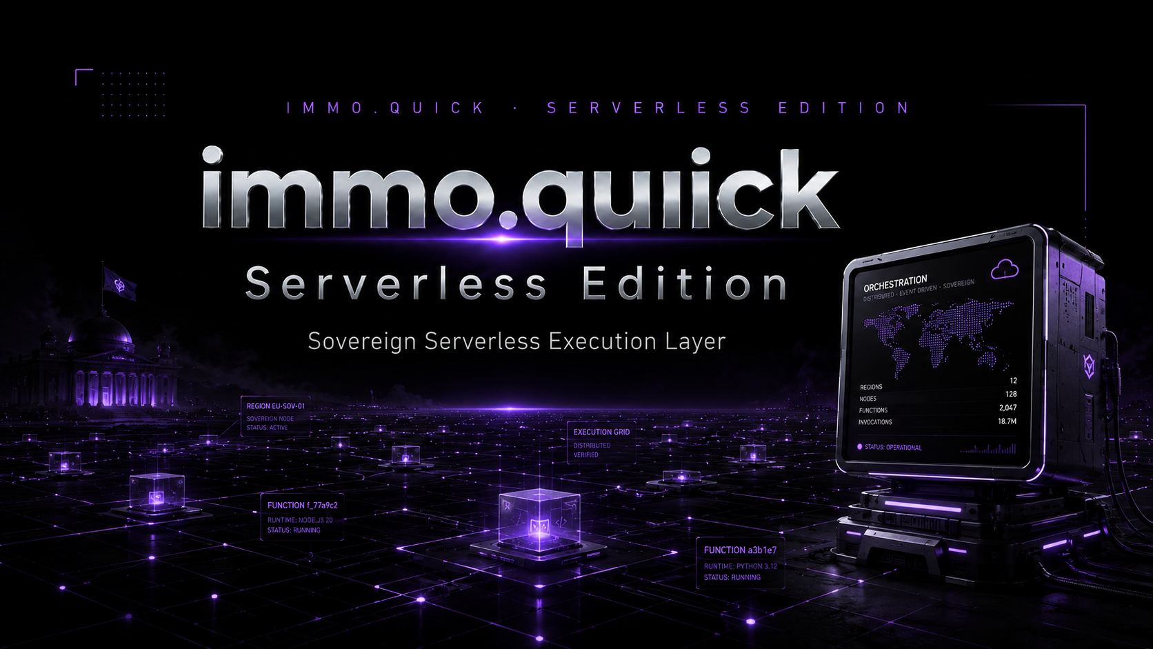 immo.quick Serverless Edition — Sovereign Serverless Execution Layer