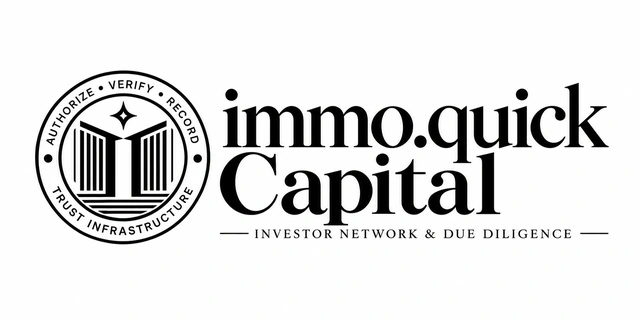immo.quick Capital — Investor Network & Due Diligence