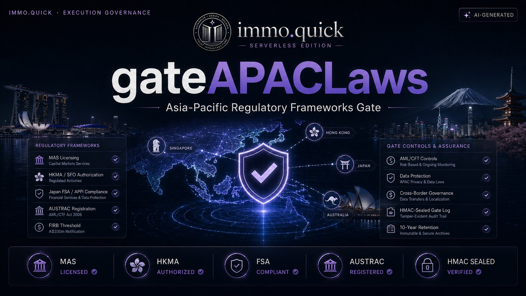 gateAPACLaws — Four markets, one nexus model.
