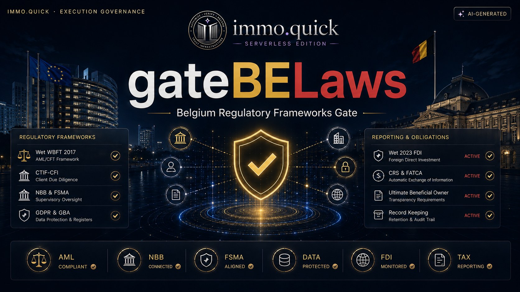 gateBELaws — Seven categories, one Belgian law.