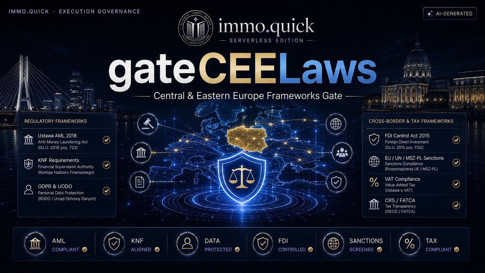 gateCEELaws — Seven categories, one CEE member state per run.