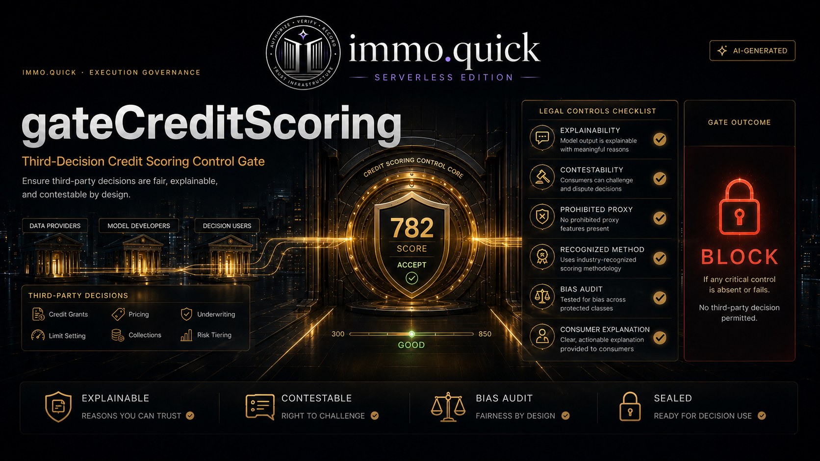 gateCreditScoring — A score is a decision, says the ECJ.