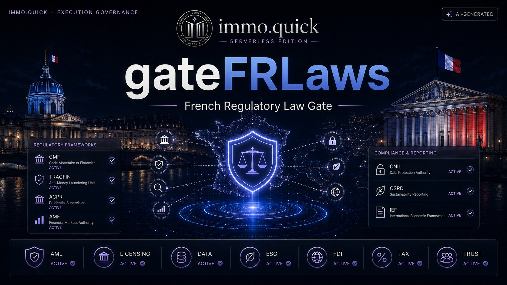 gateFRLaws — Seven categories, one French law.
