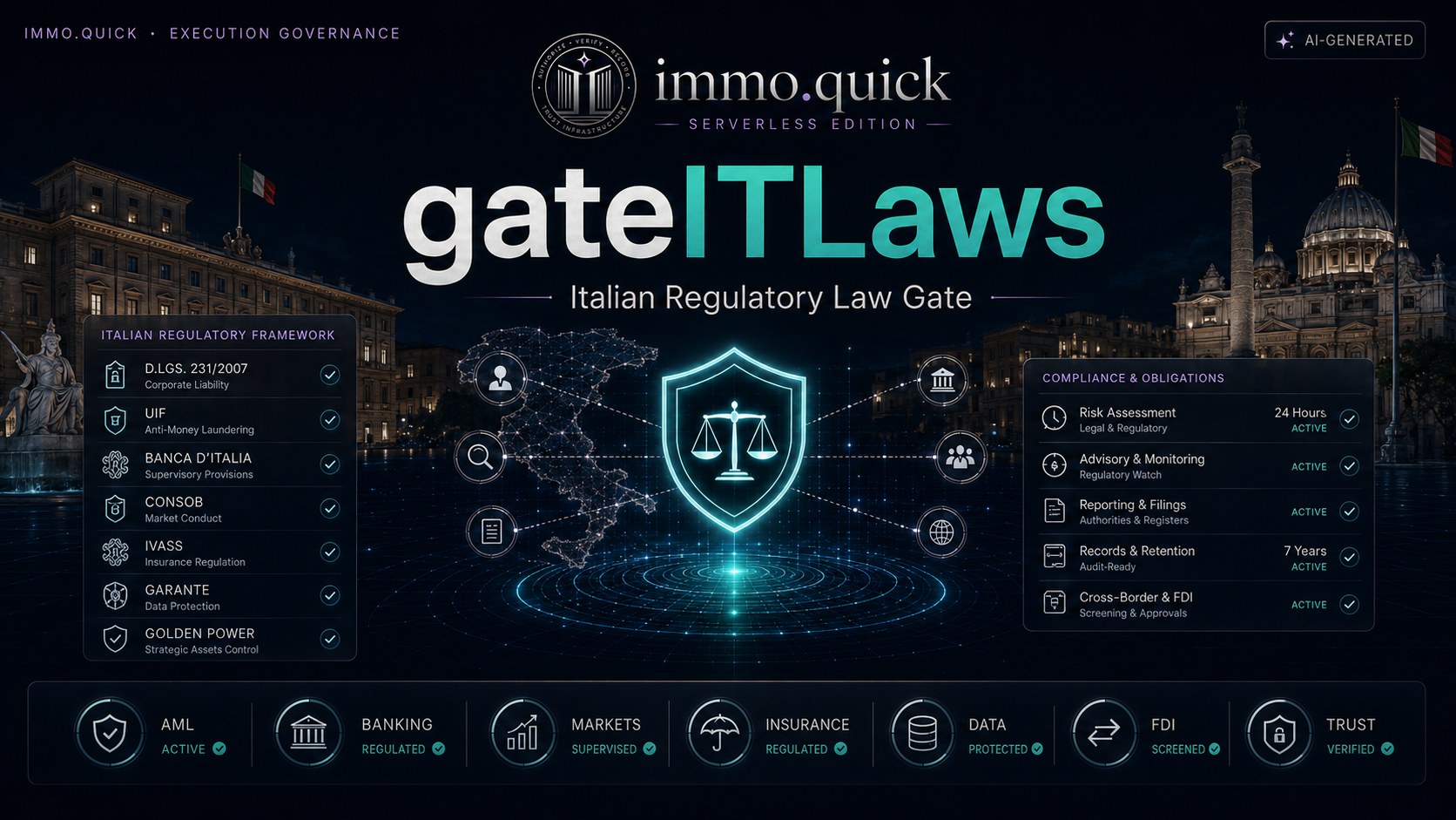 gateITLaws — Seven categories, one Italian law.