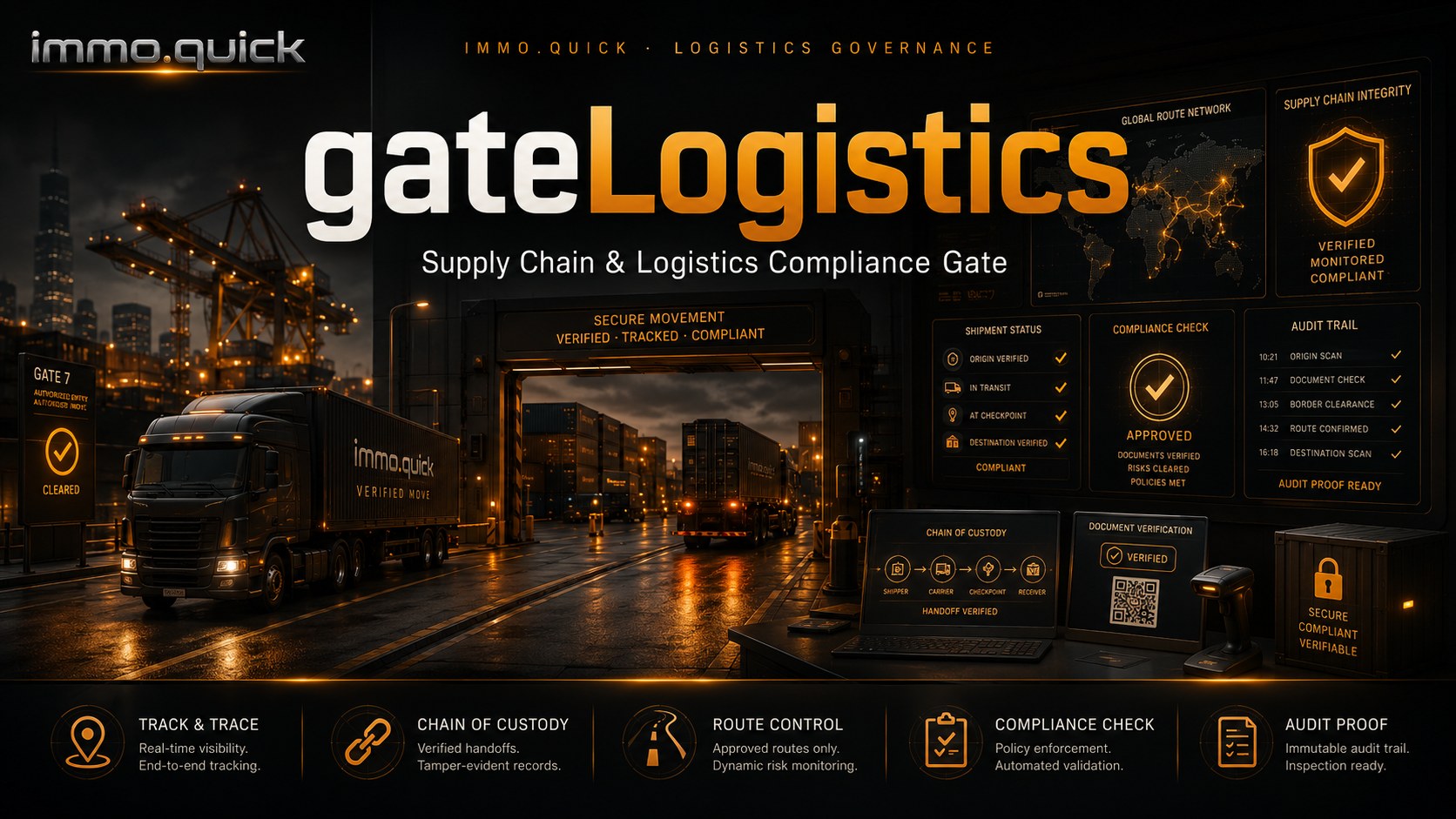 gateLogistics — Supply Chain & Logistics Compliance Gate