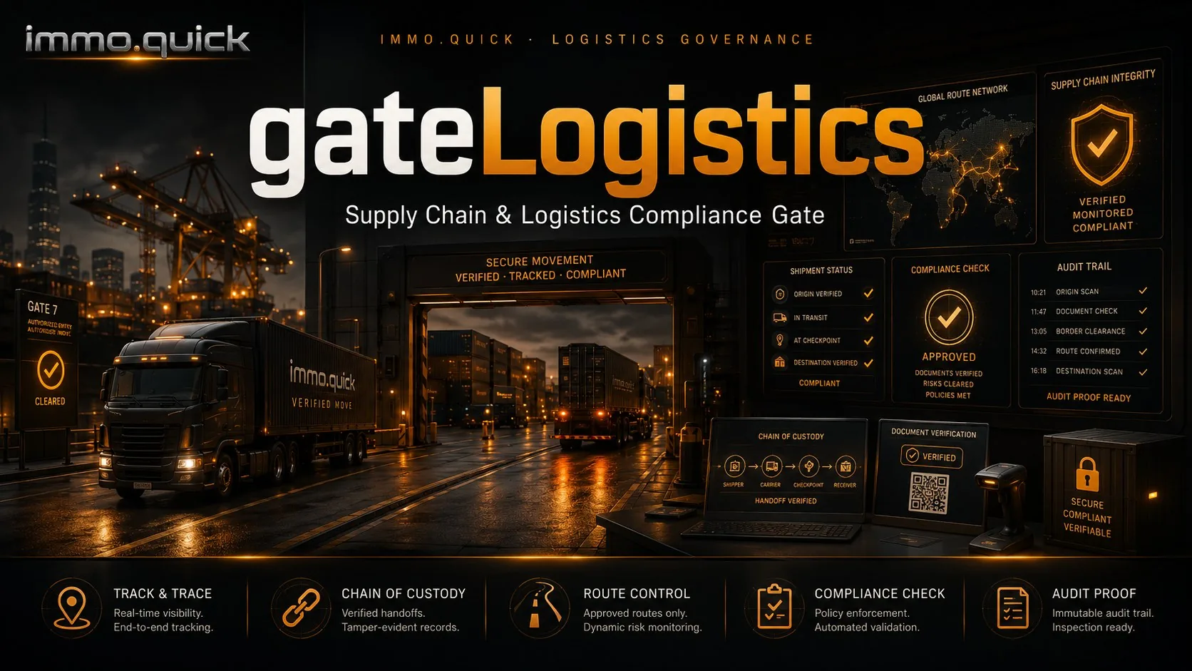 gateLogistics — Logistics and supply-chain domain visual