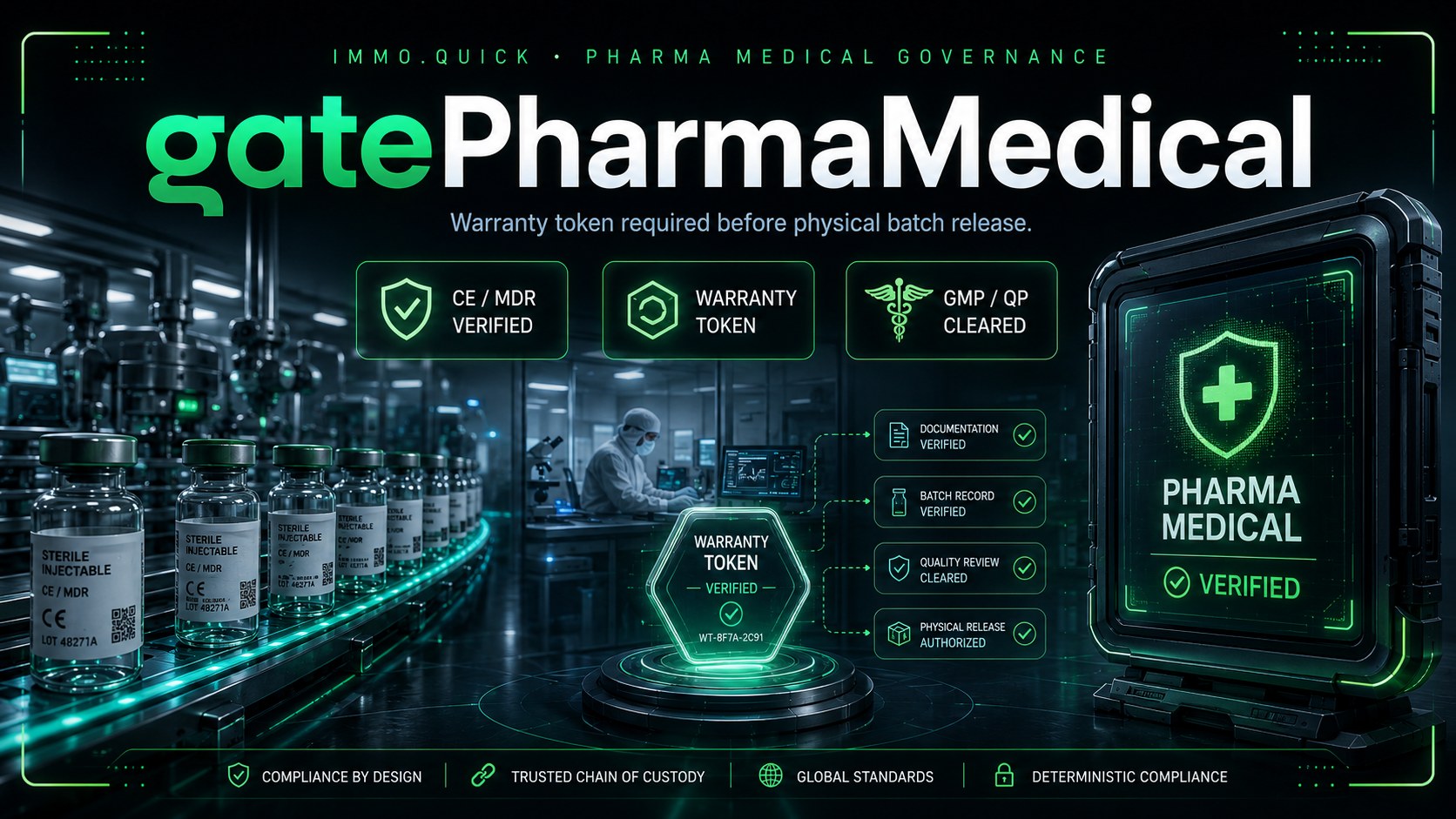 gatePharmaMedical — Pharma & Medical Device Compliance Gate