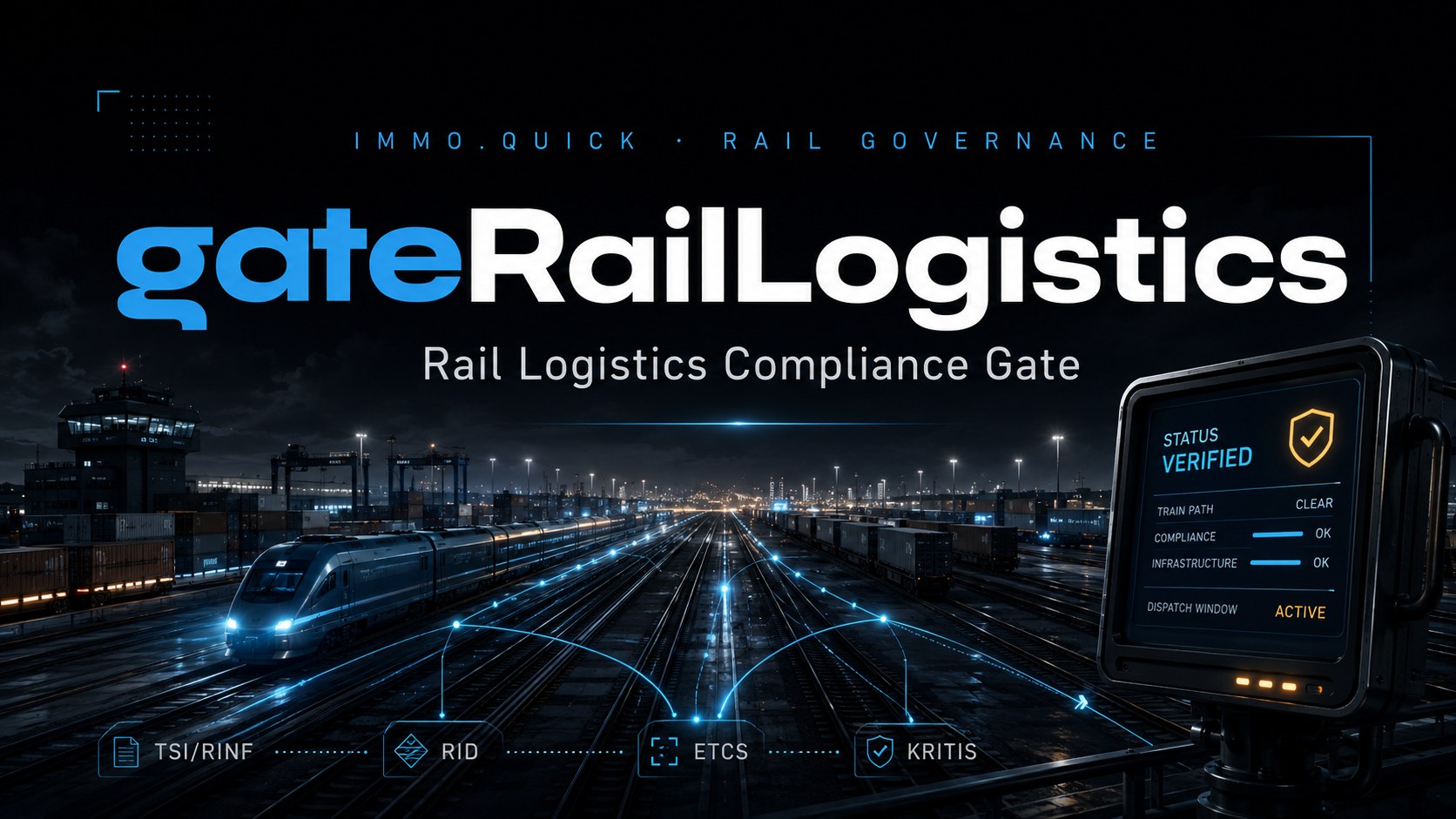 gateRailLogistics — Rail Logistics Compliance Gate