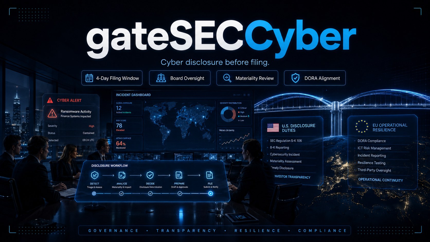 gateSECCyber — Cyber Disclosure Execution Gate