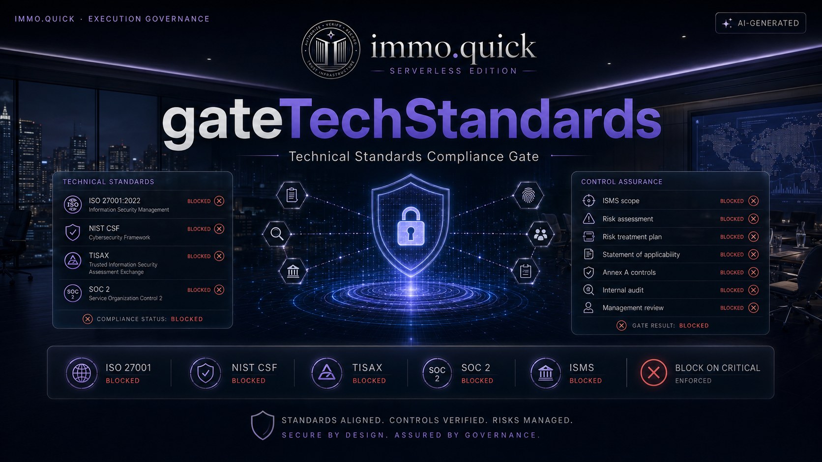 gateTechStandards — Four standards, one architecture building block.