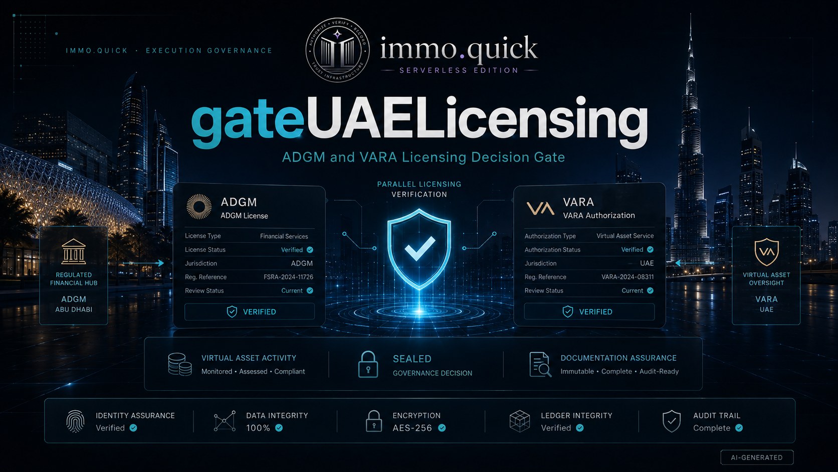 gateUAELicensing — ADGM and VARA Licensing Decision Gate