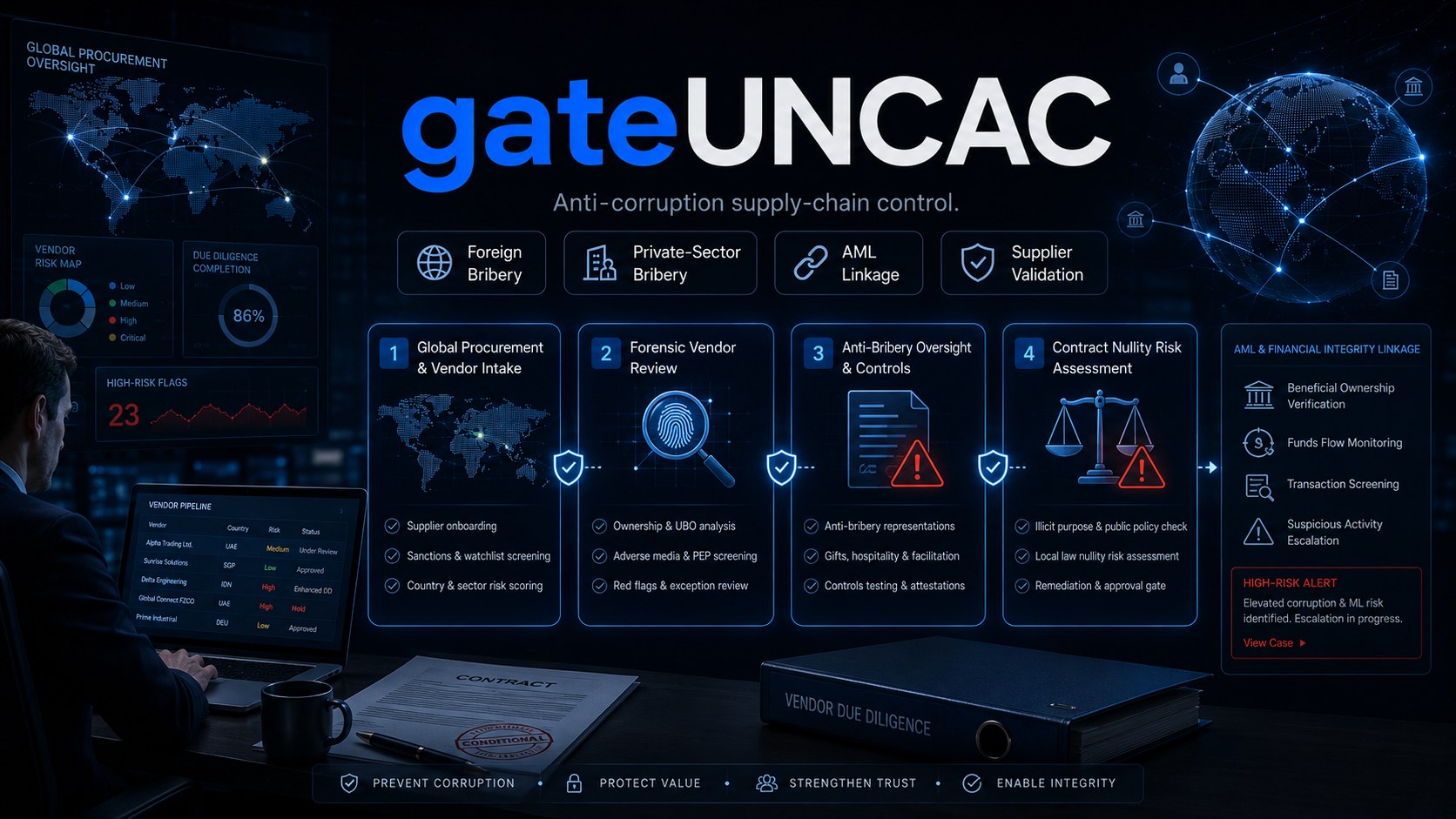 gateUNCAC — Anti-Corruption Supply Chain Gate