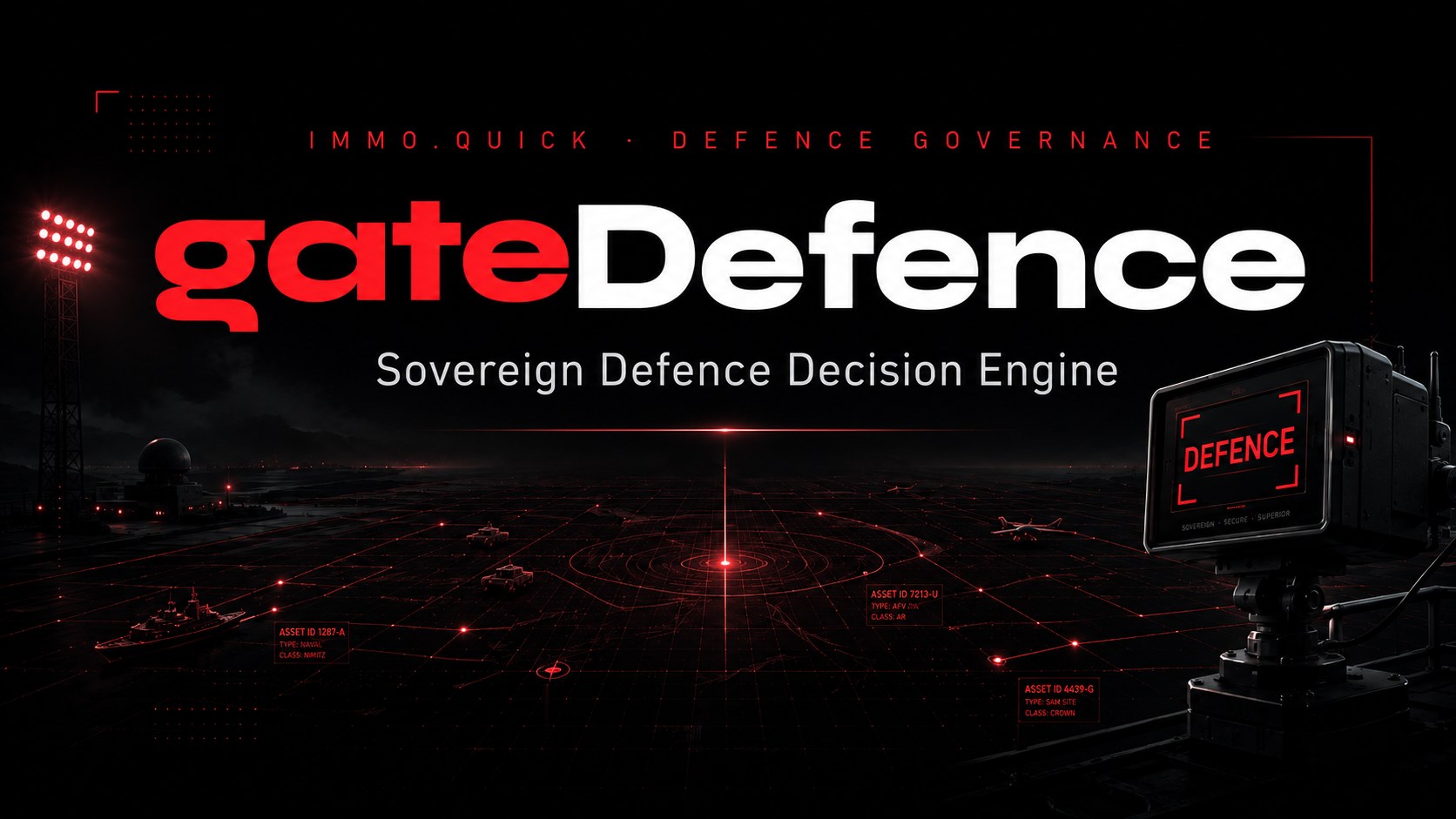 gateDefence — Sovereign Defence Decision Engine