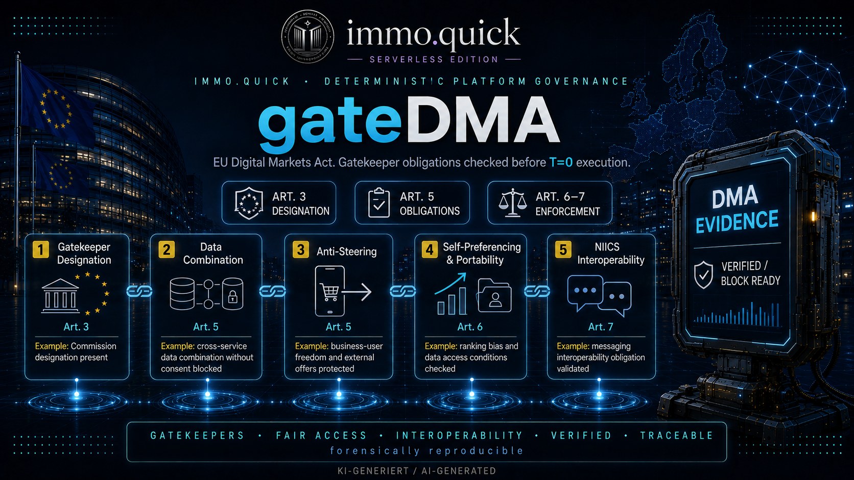 gateDMA — Digital Markets Act gatekeeper designation and obligations.