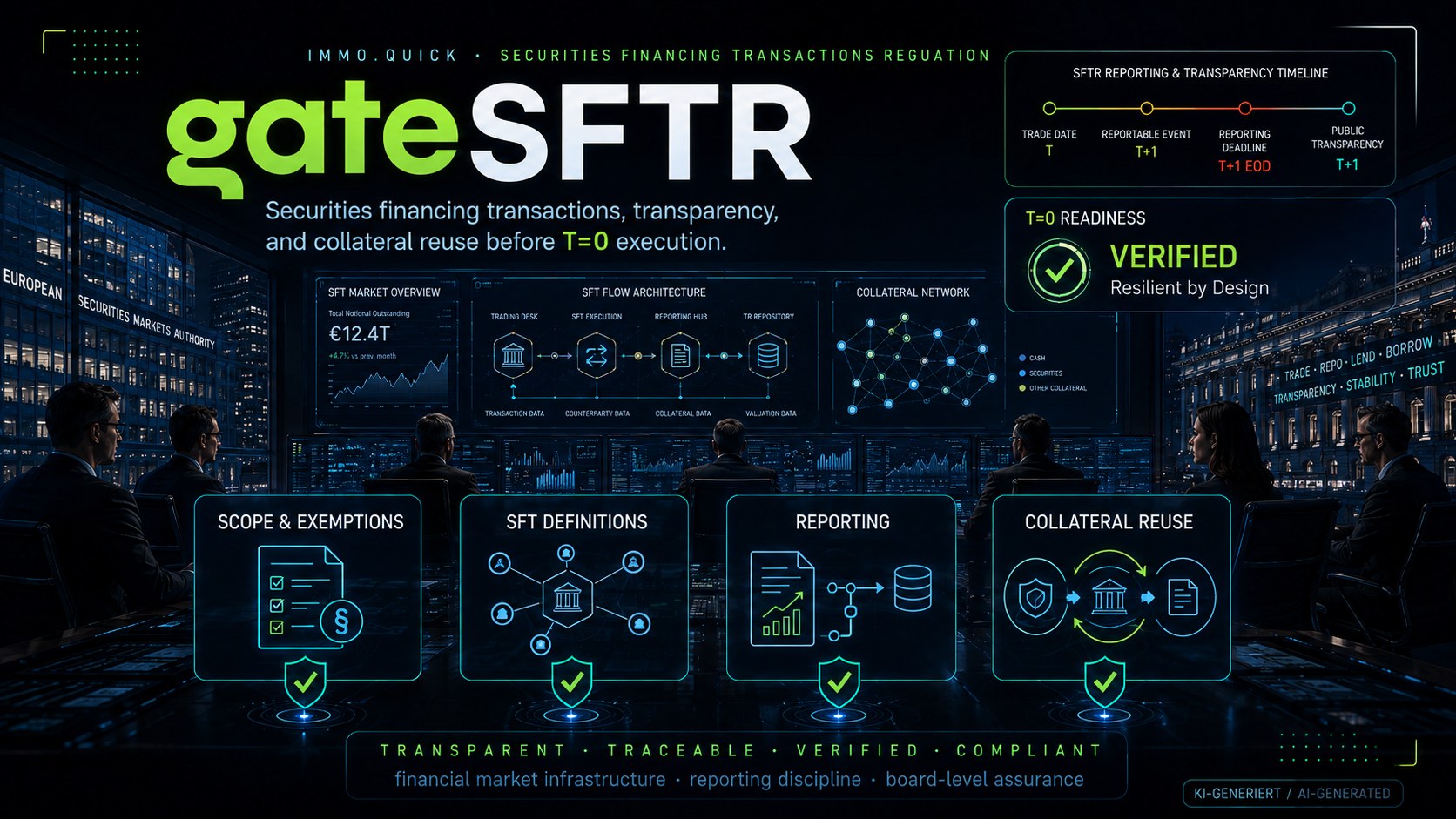 gateSFTR, Securities Financing Transactions Regulation.