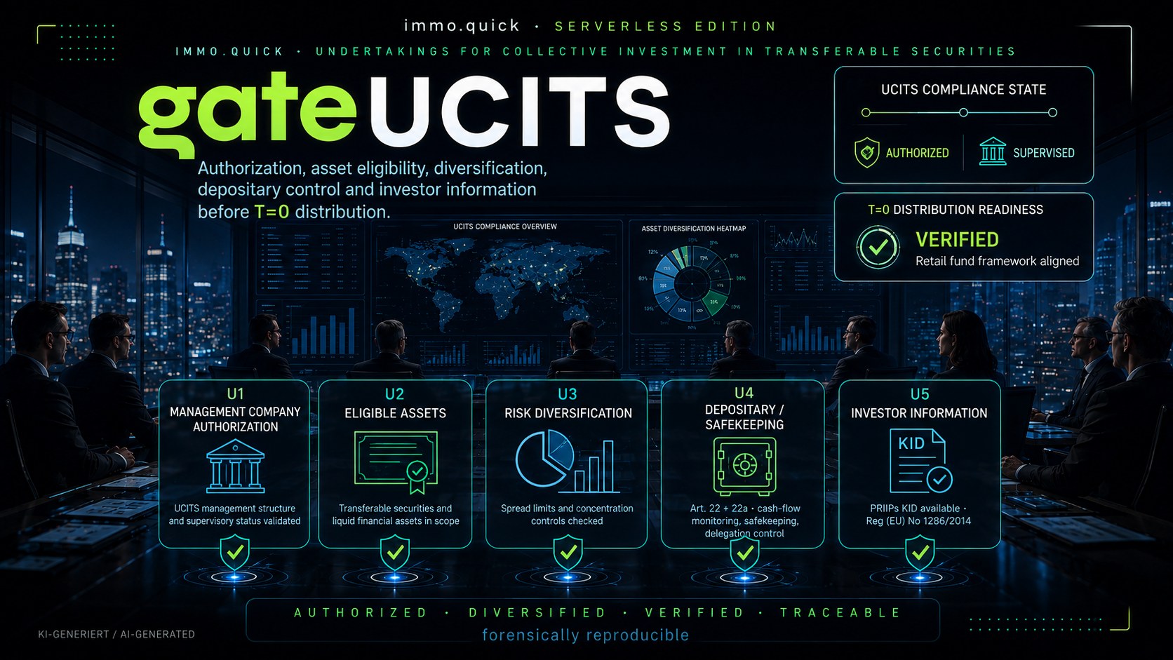 gateUCITS, Undertakings for Collective Investment in Transferable Securities.